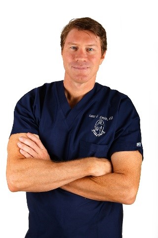 Smith Surgery-Dr. Lane Smith in scrubs
